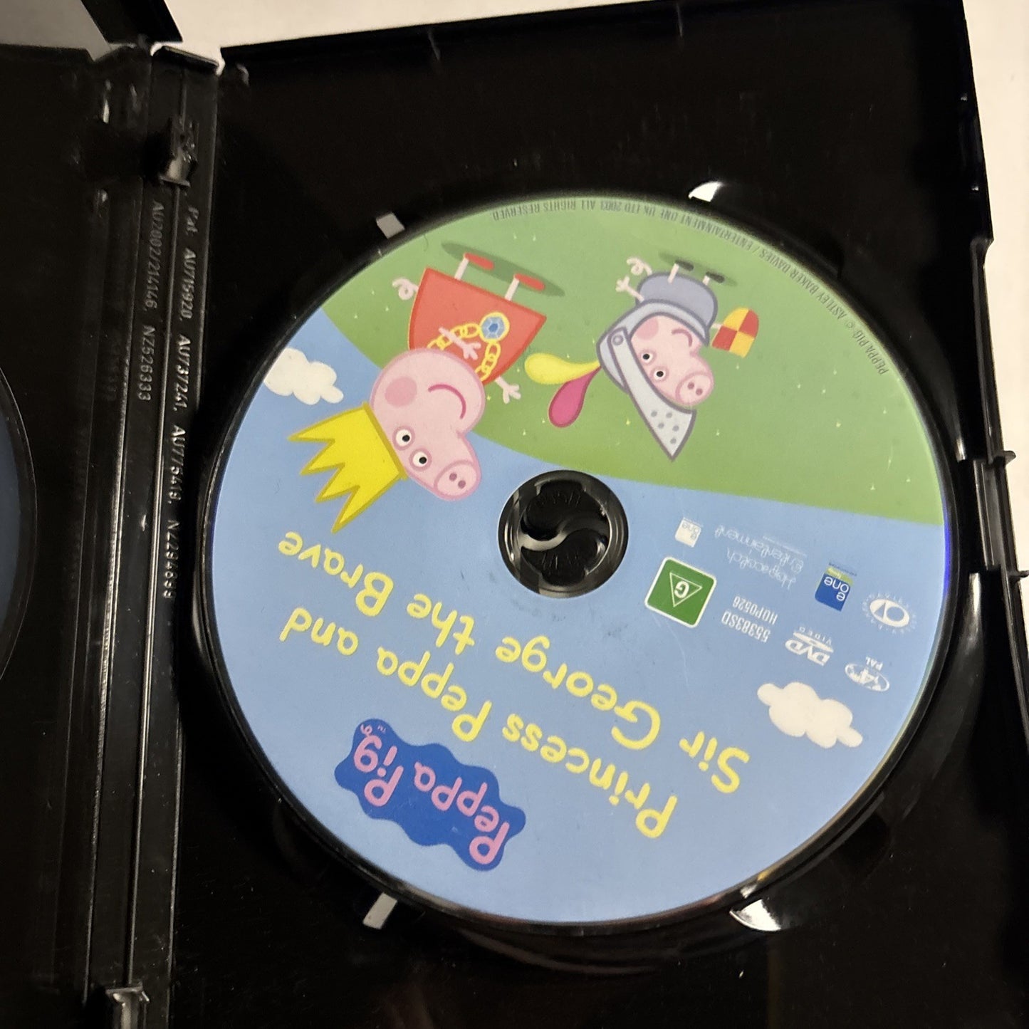 Peppa Pig - Princess Peppa & Sir George the Brave (DVD, 2009) Region 4
