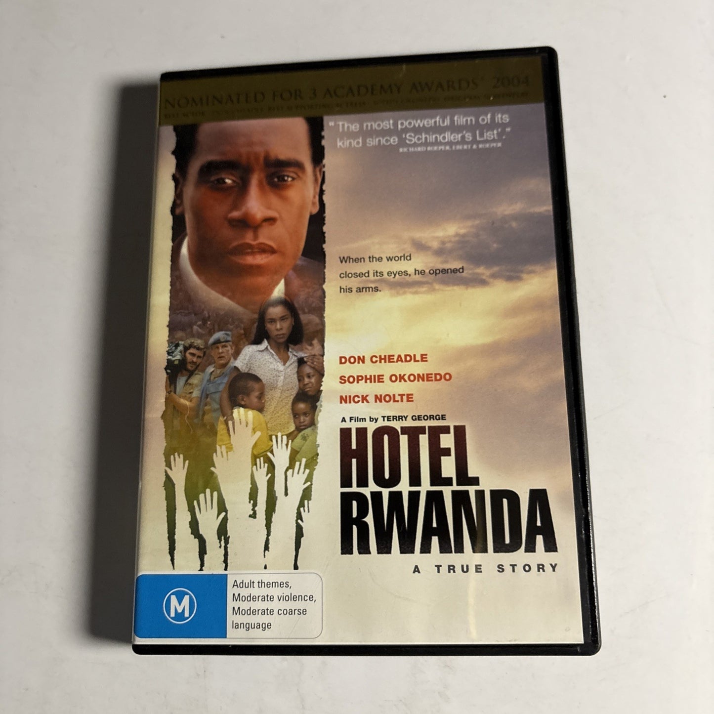 Hotel Rwanda (DVD, 2004) Don Cheadle Region 4 NEW