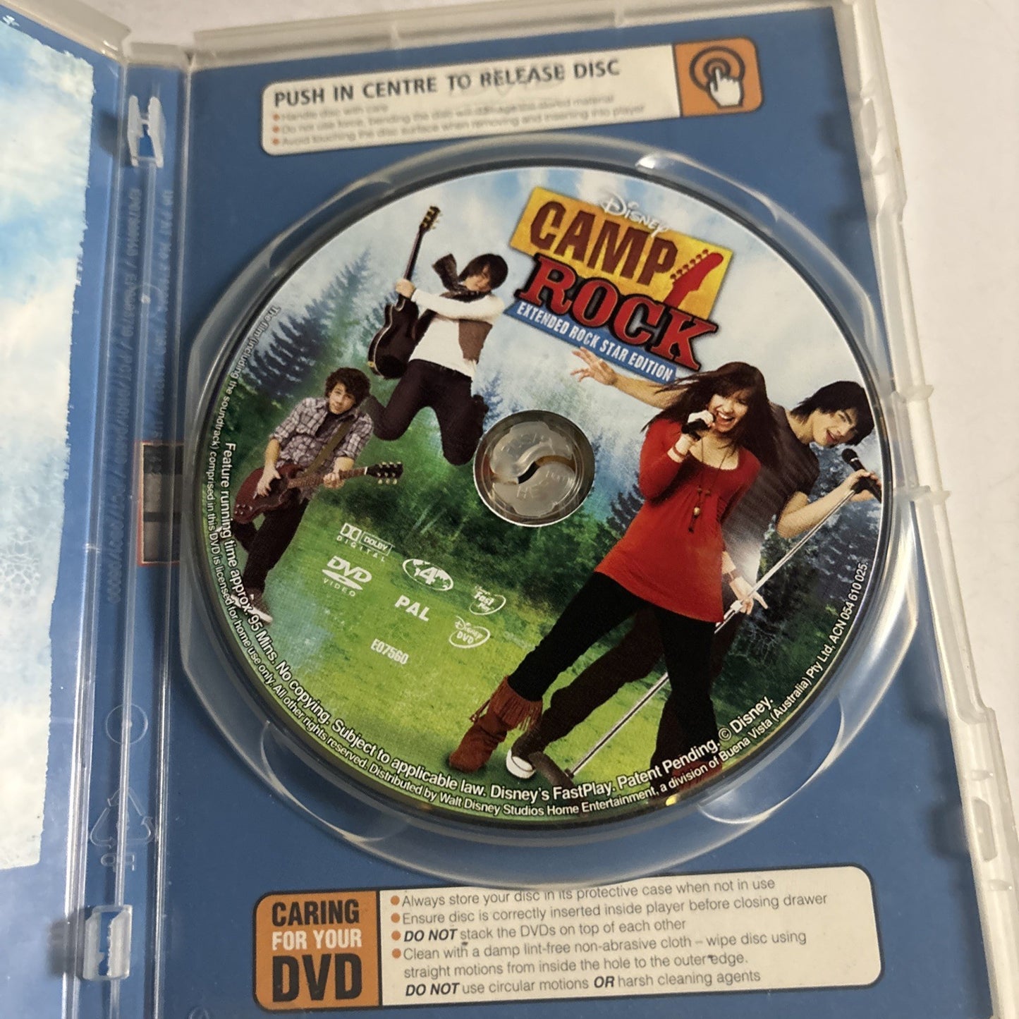 Camp Rock (DVD, 2008) Jonas Brothers, Demi Lovato Region 4