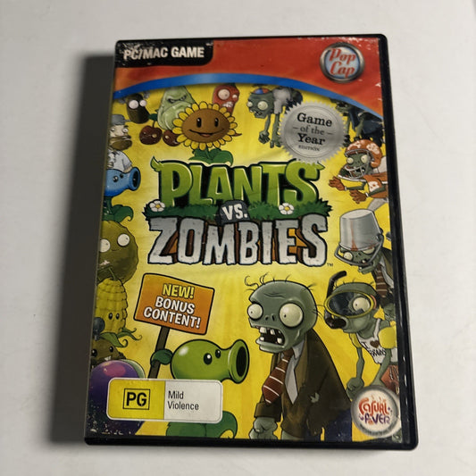 Plants vs Zombies Game of the Year Edition PC CD-ROM