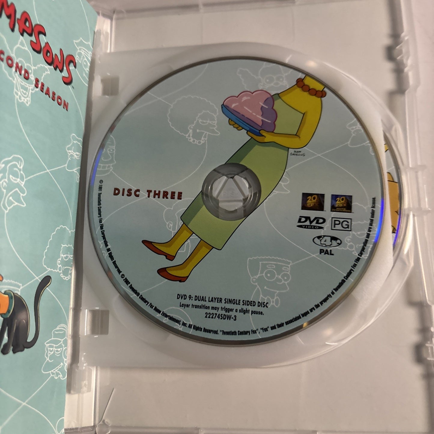 The Simpsons : Season 2 (DVD, 1990, 4-Disc) Region 4