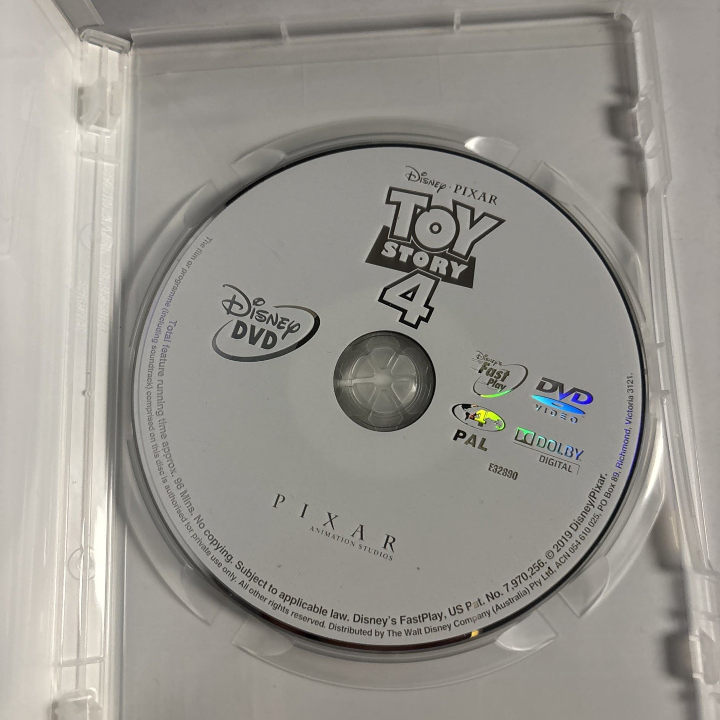 Toy Story 4 (DVD, 2019) Tom Hanks, Joan Cusack, Lori Alan, Tim Allen Region 4