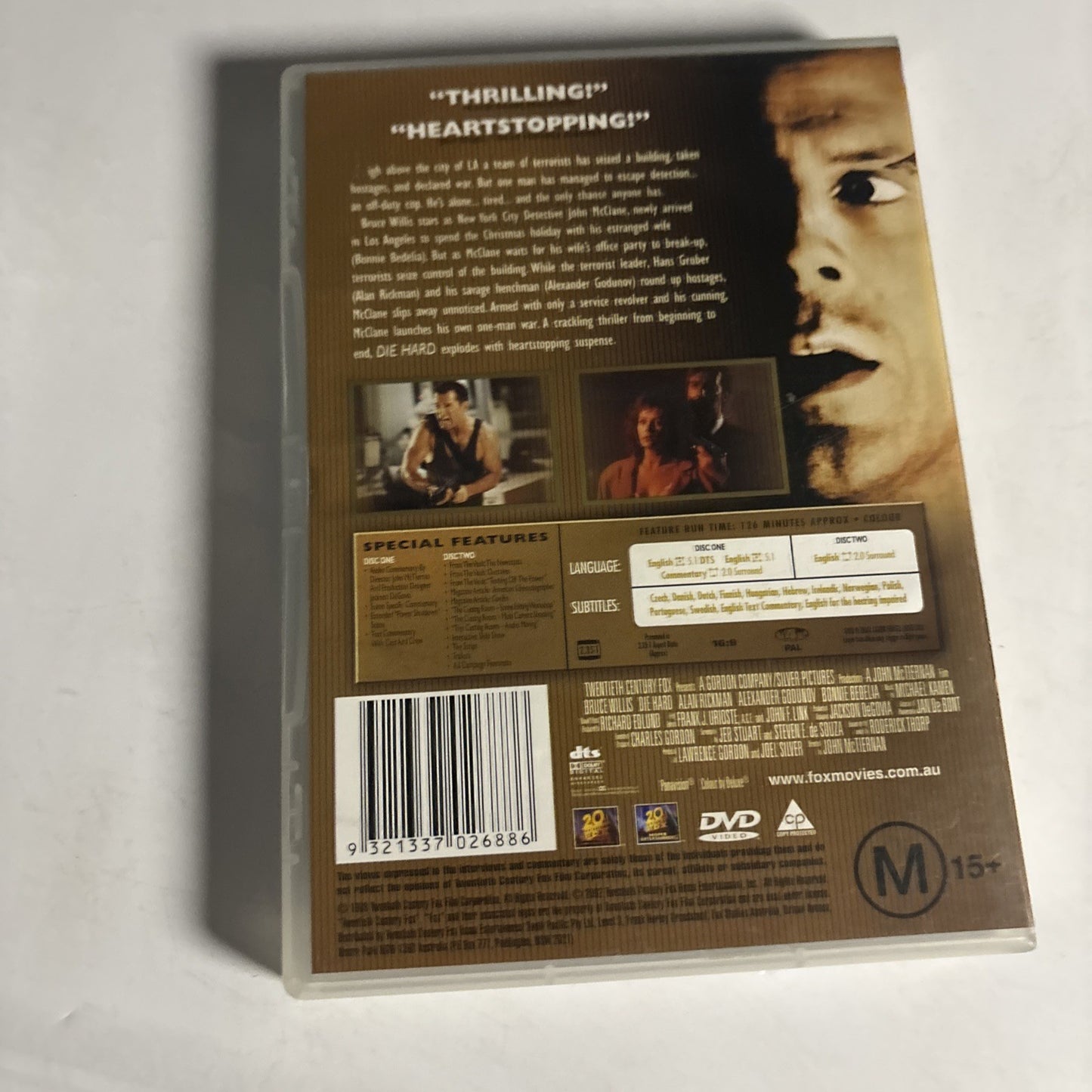 Die Hard (Special Edition, DVD, 1988) Bruce Willis Region 4