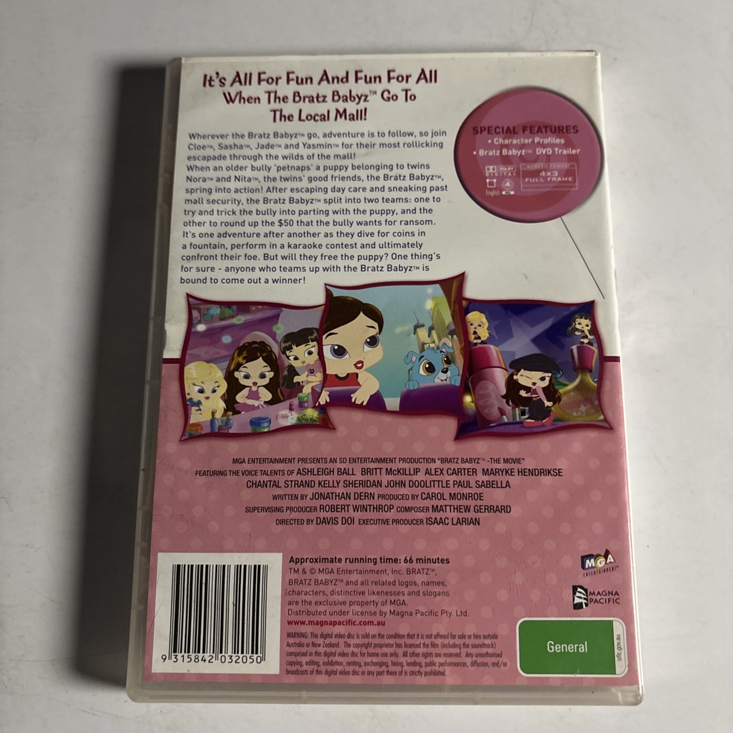 Bratz Babyz - The Movie (DVD, 2005) Region 4
