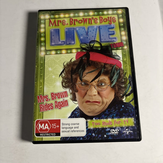 Mrs Brown Rides Again - Live Tour (DVD, 2013) Region 4 &2
