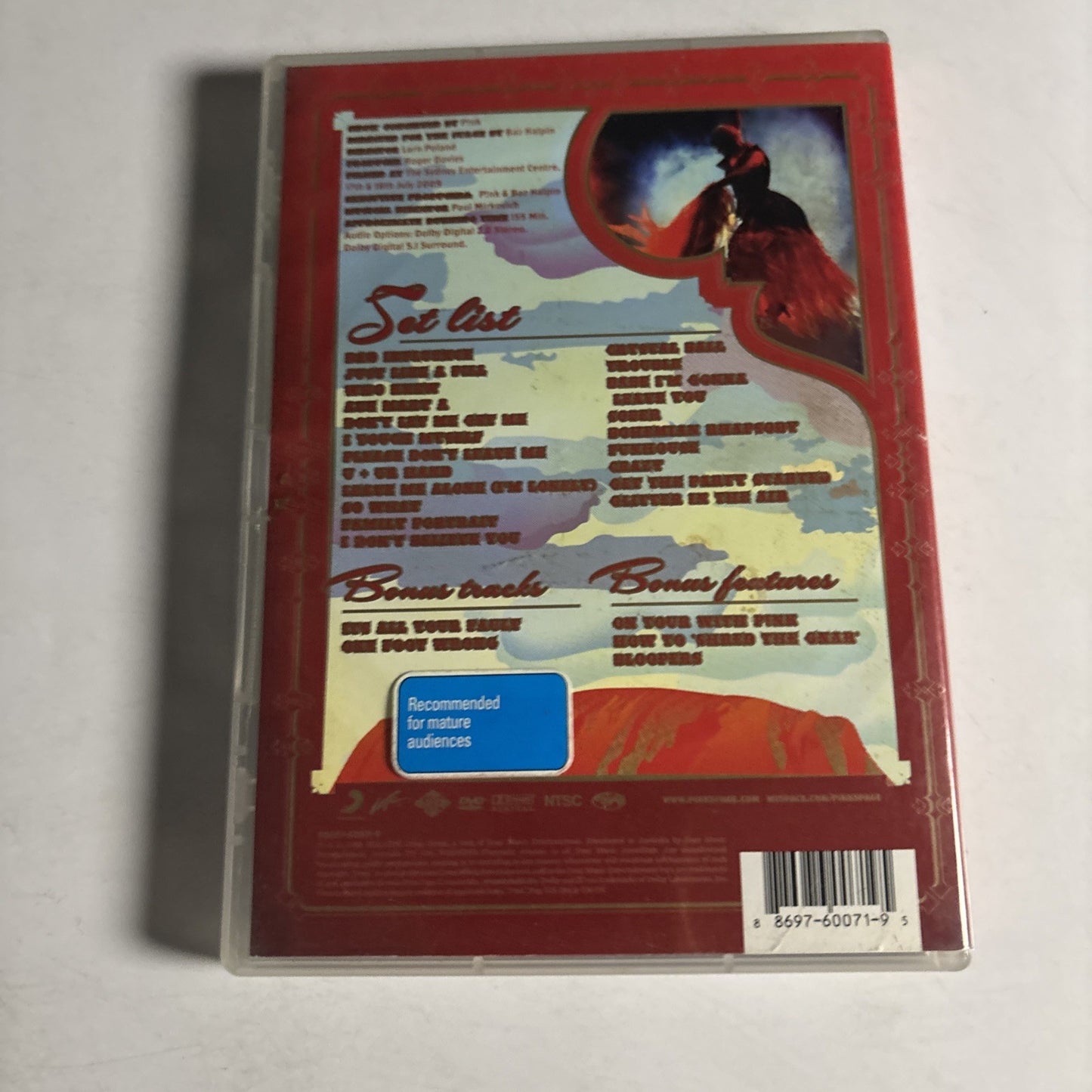 Pink - Funhouse Tour (DVD, 2009) All Regions