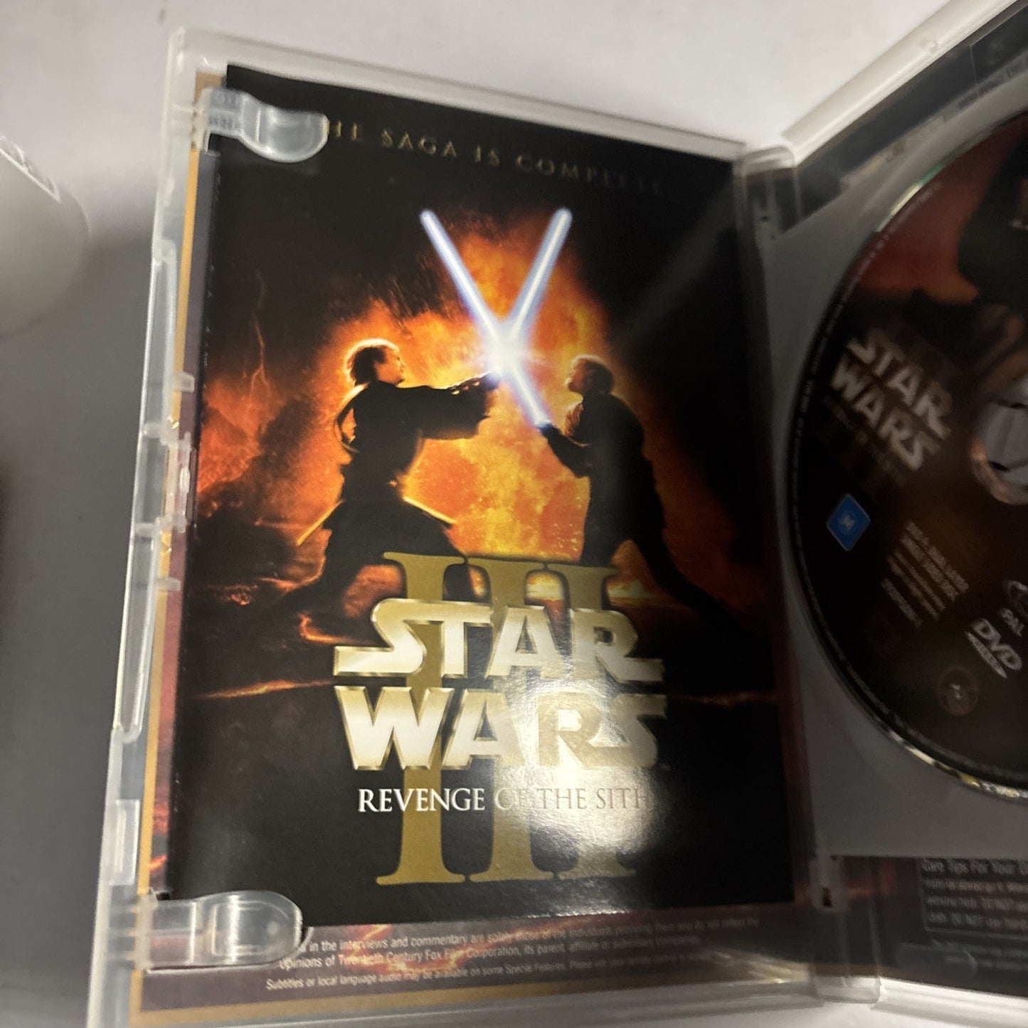 Star Wars Episode III - Revenge of the Sith (DVD, 2005) Region 4