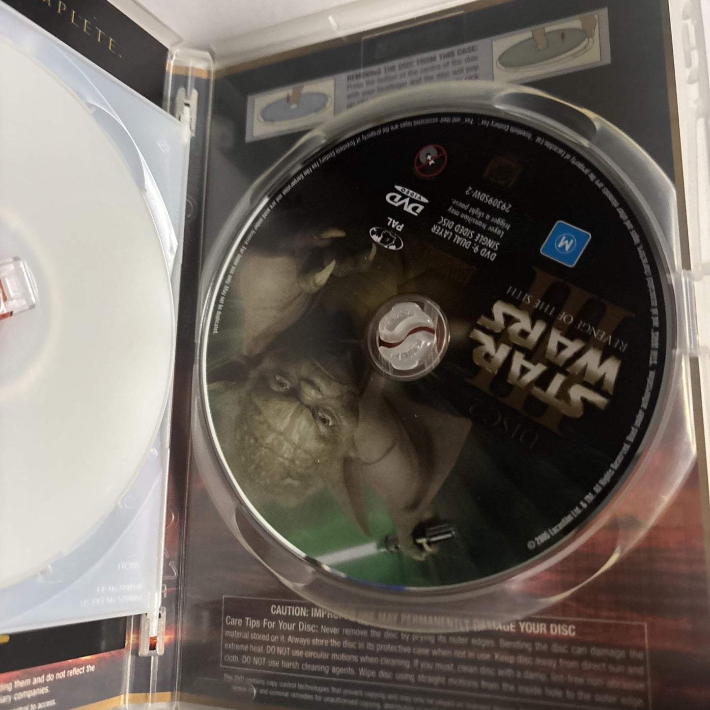 Star Wars Episode III - Revenge of the Sith (DVD, 2005) Region 4