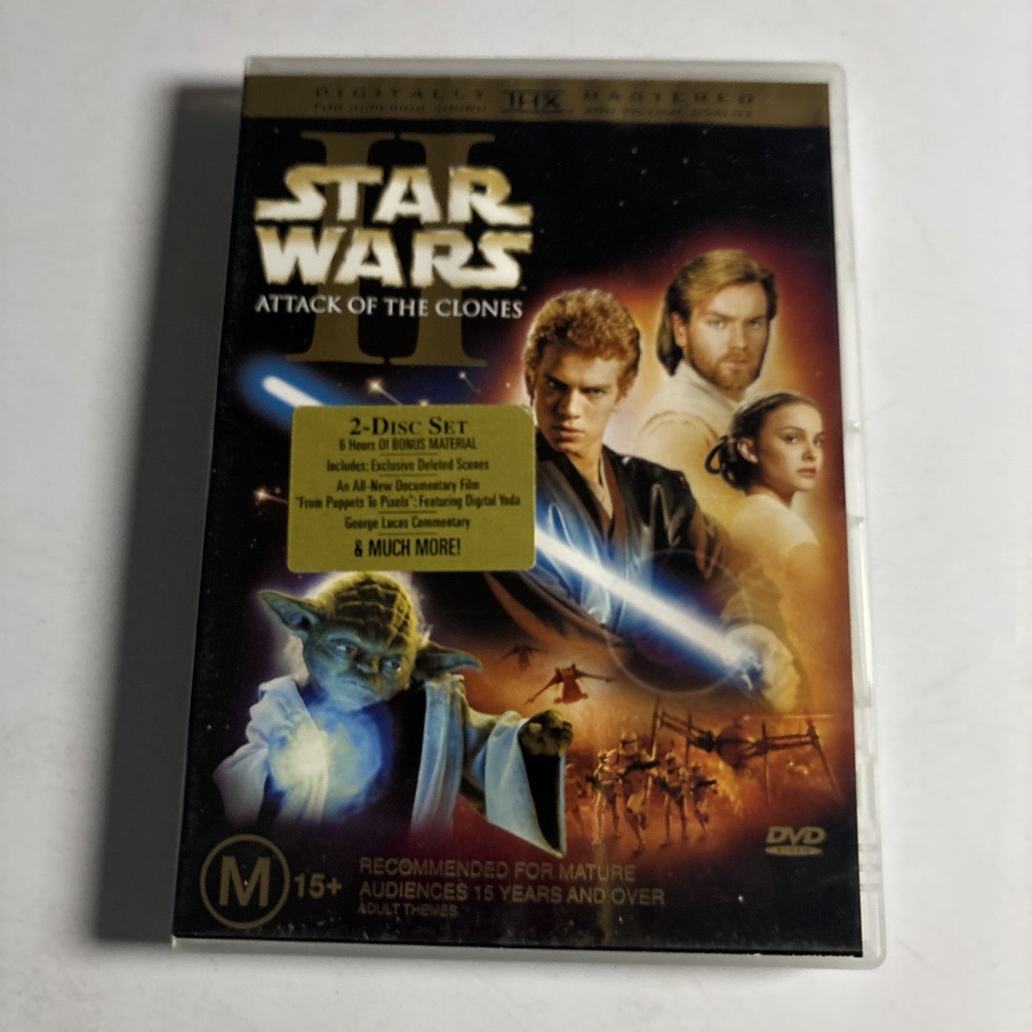 Star Wars - Episode II - Attack Of The Clones  (DVD, 2001) Region 4