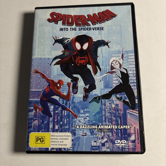 Spider-Man - Into the Spider-Verse (DVD, 2018) Region 4 &2
