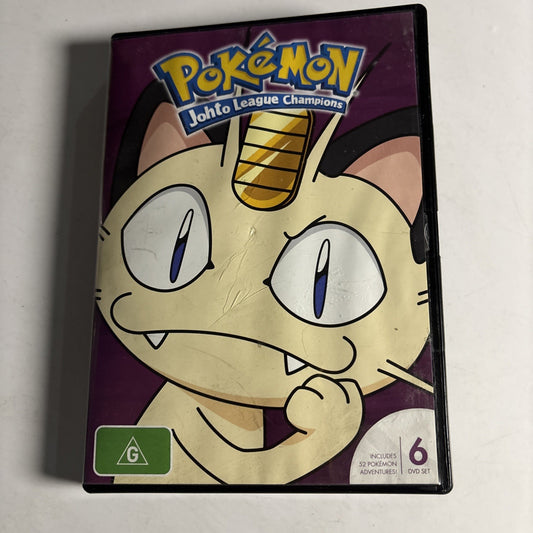 Pokemon - Johto League Champions (DVD, 2001, 6-Disc) Region 4