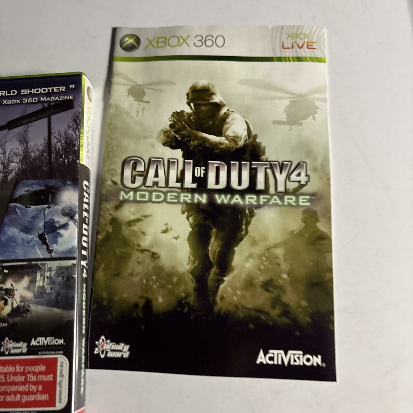 Call of Duty 4: Modern Warfare - Game of the Year Edition  Xbox 360 Manual PAL