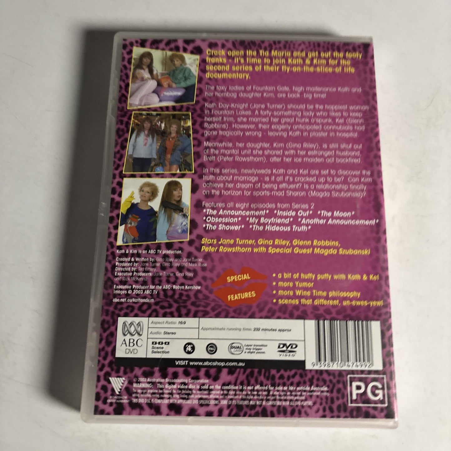 Kath & Kim : Series 2 (DVD, 2-Disc) Jane Turner, Gina Riley Region 4