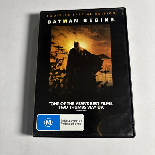 Batman Begins (DVD, 2005) Christian Bale Region 4