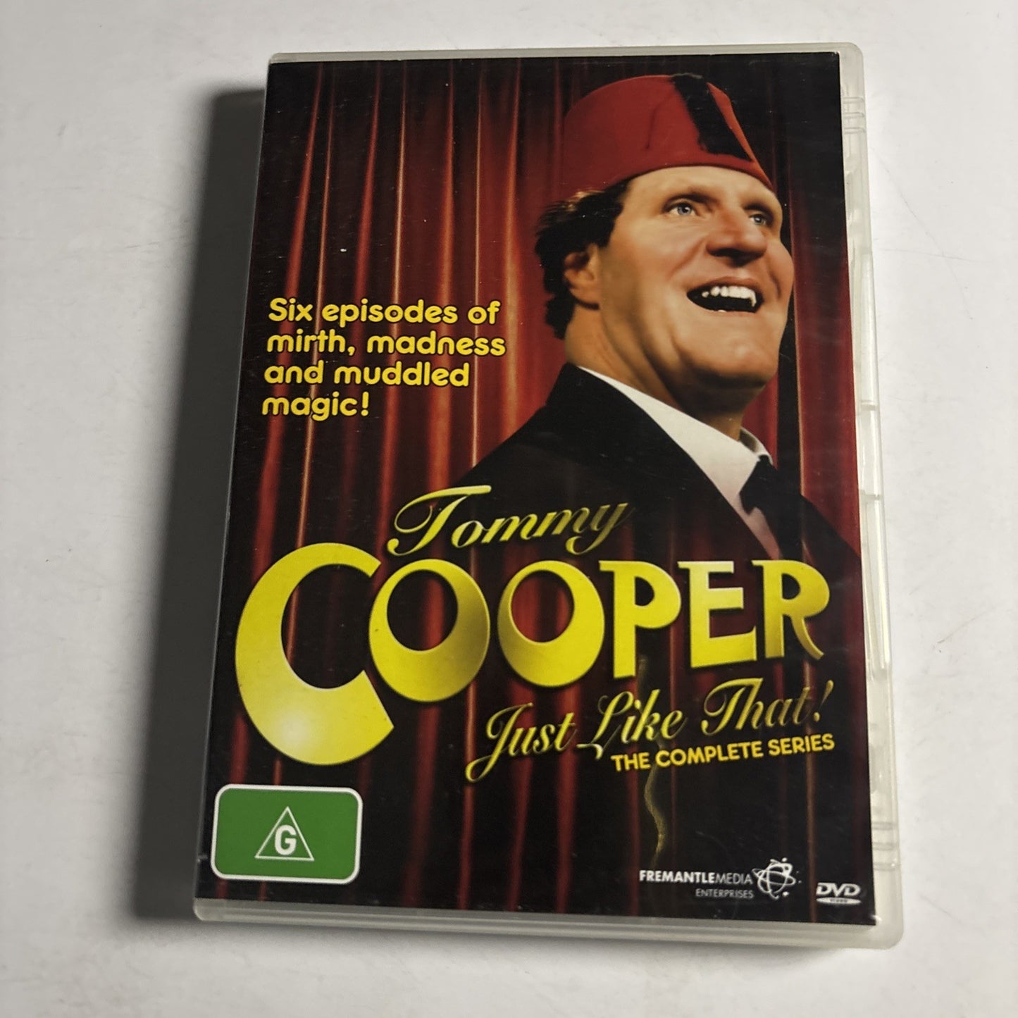 Tommy Cooper - Just like That! (DVD, 1978) Region 4