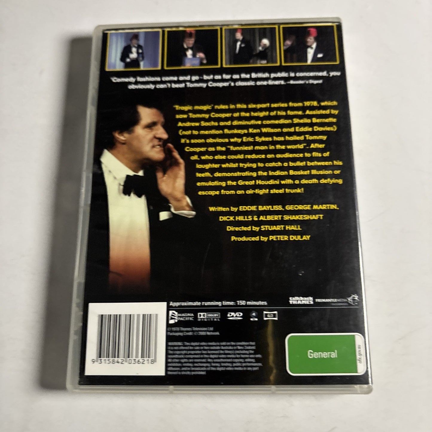 Tommy Cooper - Just like That! (DVD, 1978) Region 4