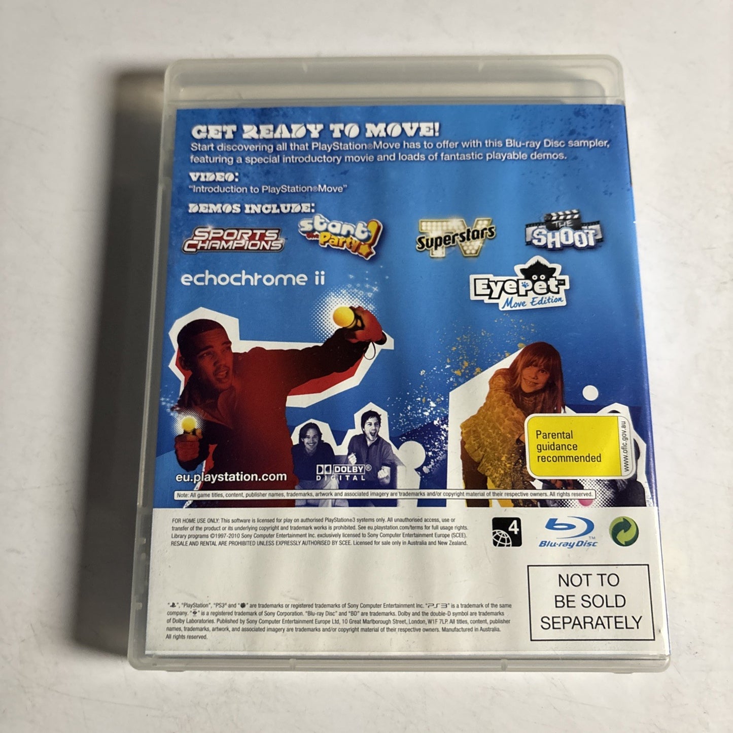 PlayStation Move Starter Disc Sony Playstation 3 PS3