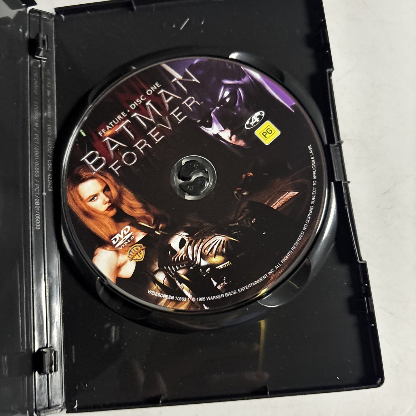 Batman Forever (Special Edition, DVD, 1995) Val Kilmer, Jim Carrey Region 4