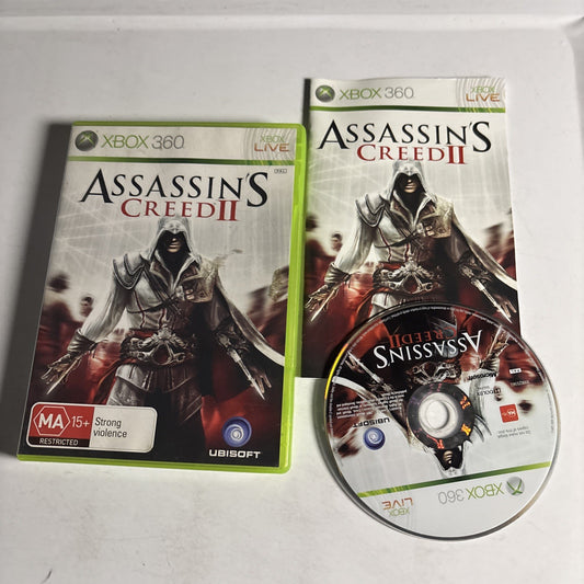 Assassin's Creed II 2  Microsoft Xbox 360 Complete With Manual PAL