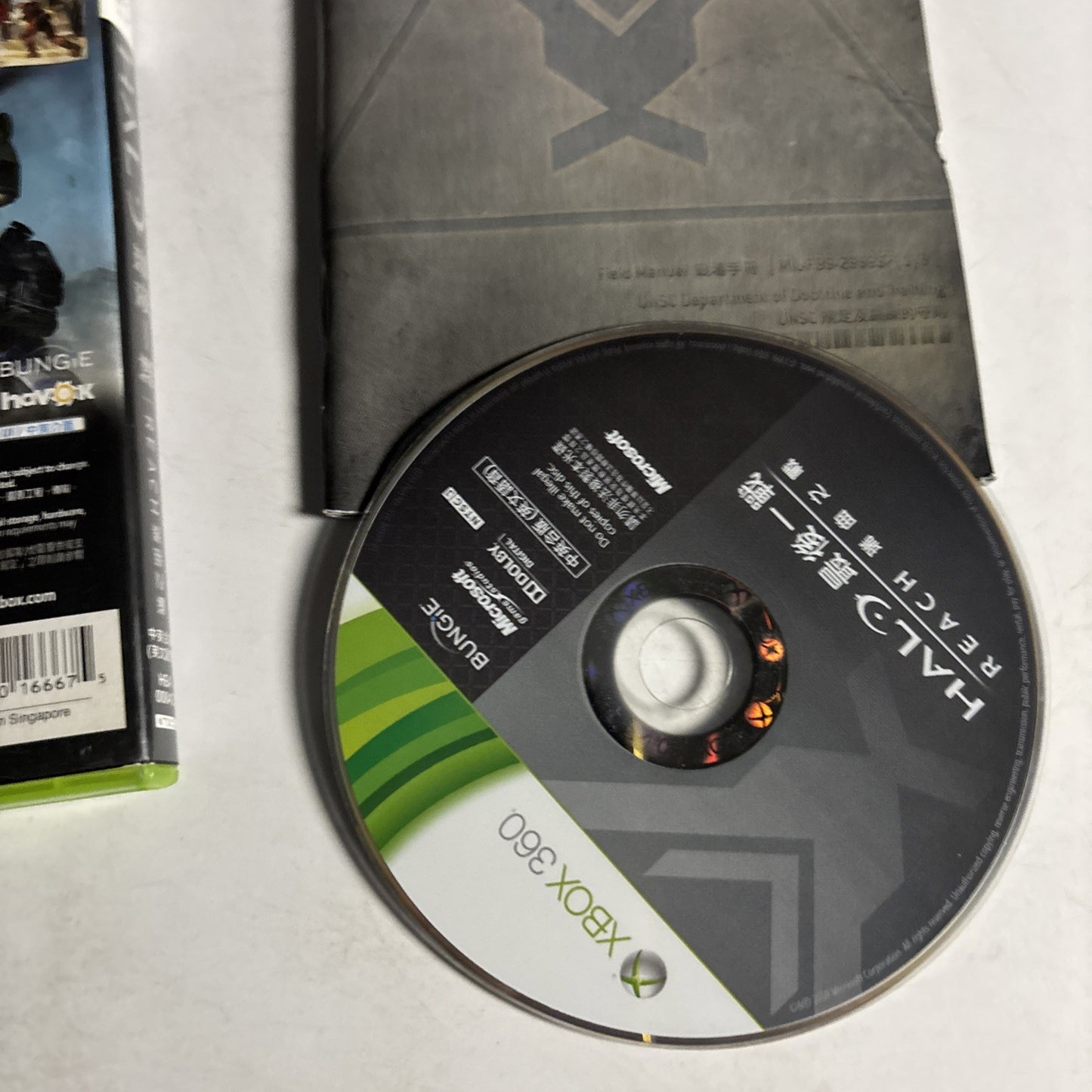 Halo Reach Xbox 360 Game - Special Chinese English Text Edition NTSC-J (Rare)