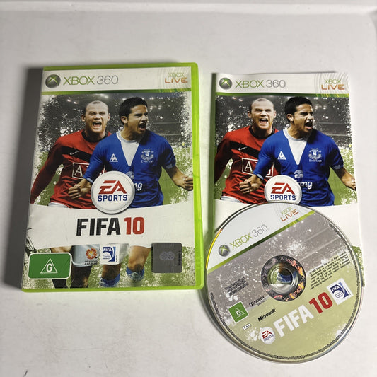 FIFA 10 Xbox 360 Game Manual PAL