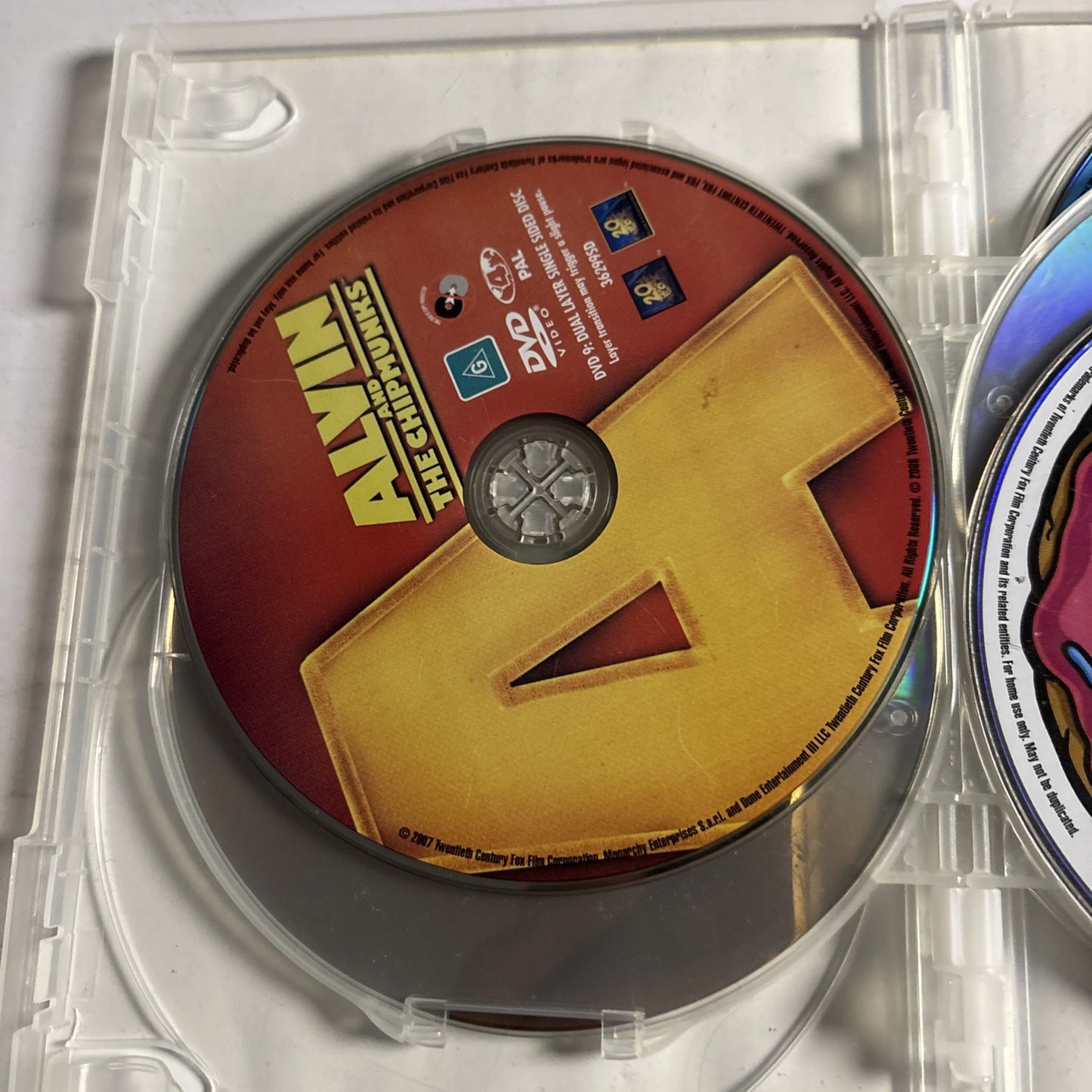 Ice Age 1 & 2 + Alvin & The Chipmunks 1 & 2 + The Simpsons Movie DVD Region 4