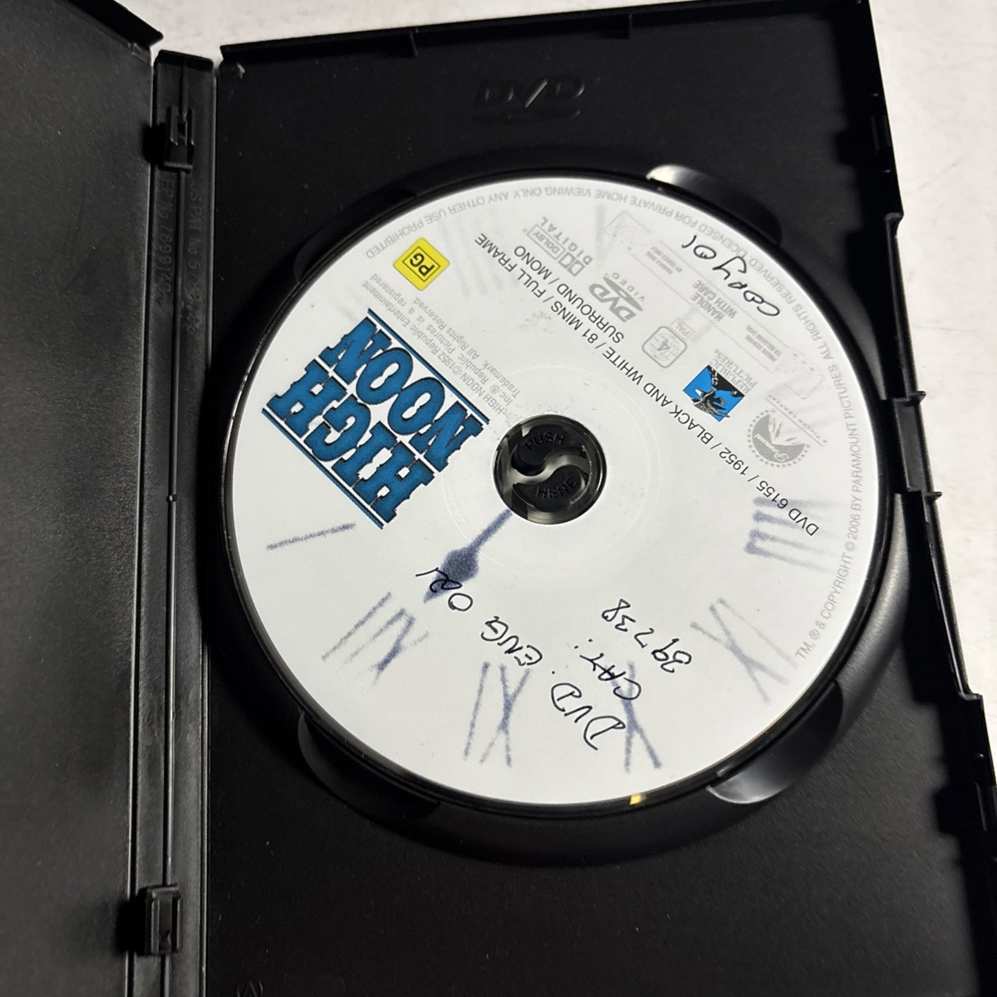 High Noon (Special Edition, DVD, 1952) Gary Cooper, Grace Kelly Region 4