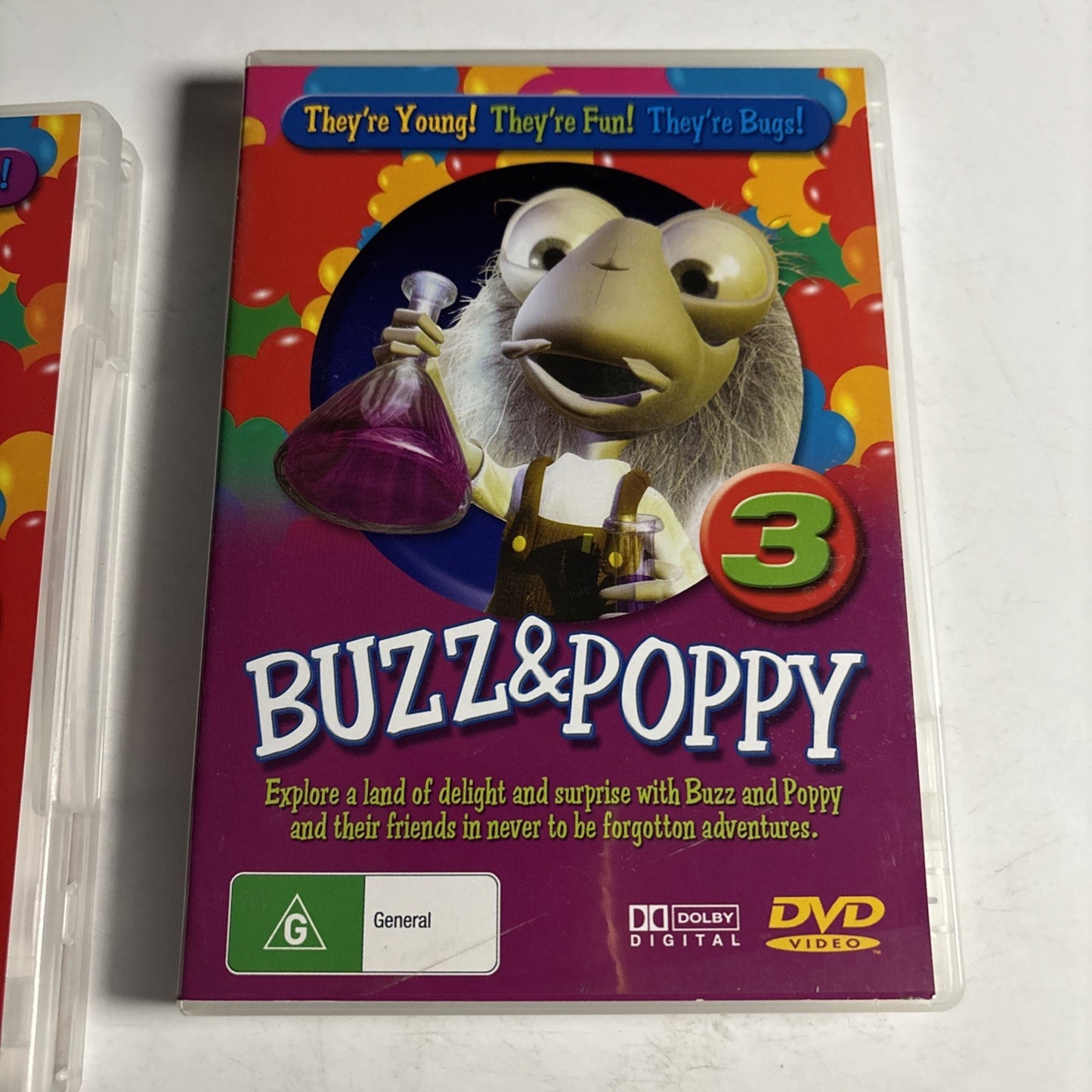 Buzz And Poppy - Volume 2 & 3 DVD TV Series All Regions Kids Animation