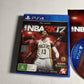 NBA 2K17 PS4 Sony Playstation 4 Game Manual