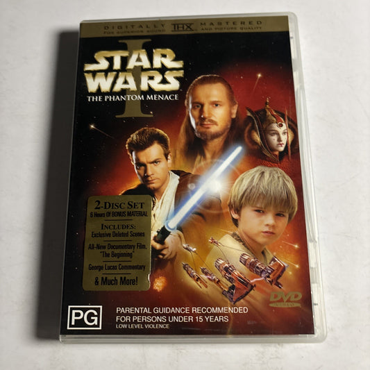 Star Wars - Episode I - The Phantom Menace (DVD, 1999) Region 4
