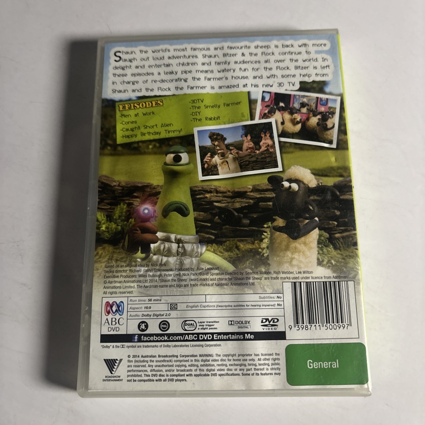 Shaun the Sheep - Sheep Thrills (DVD, 2013) Region 4