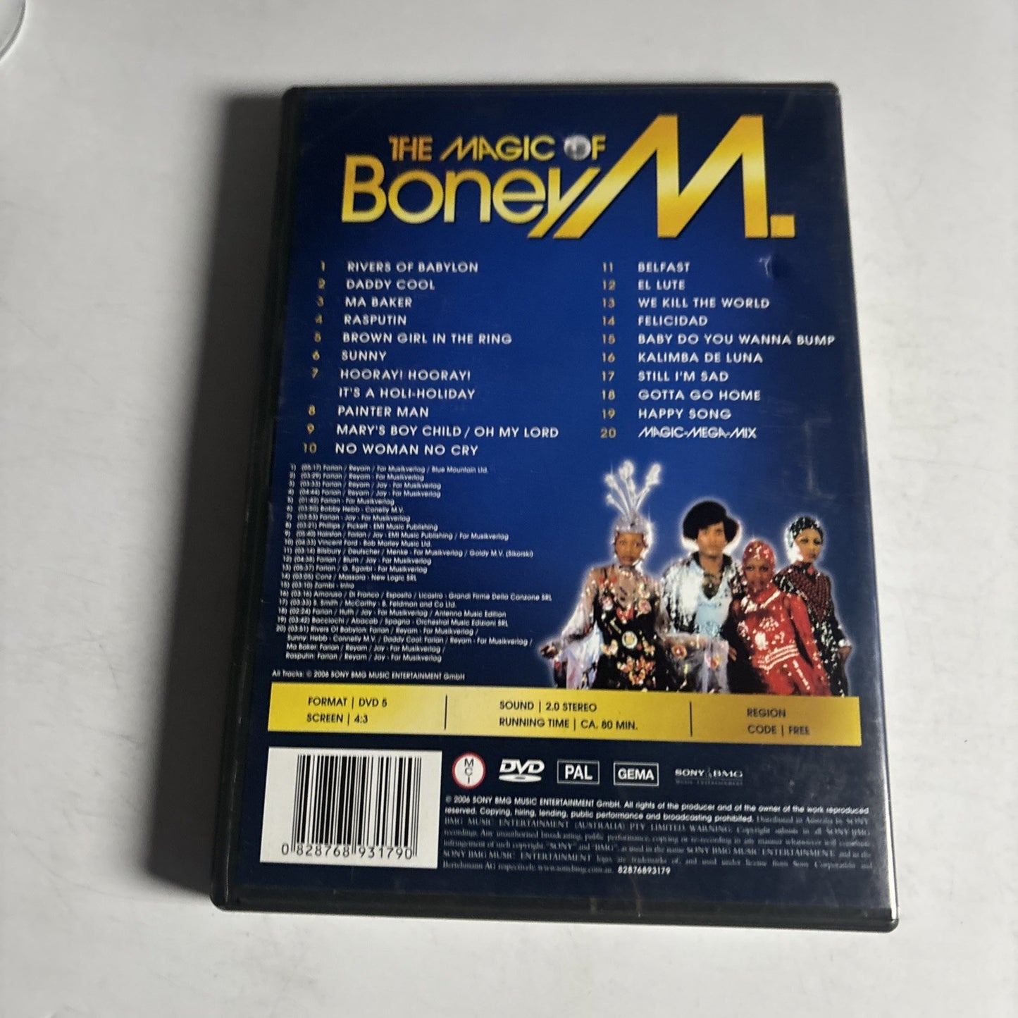 Boney M - The Magic of Boney M (DVD, 2006) All Regions