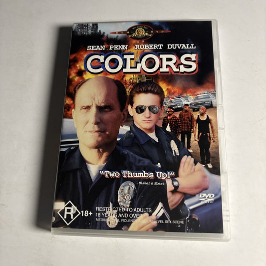Colors (DVD, 1988) Sean Penn, Robert Duvall Region 4 NEW