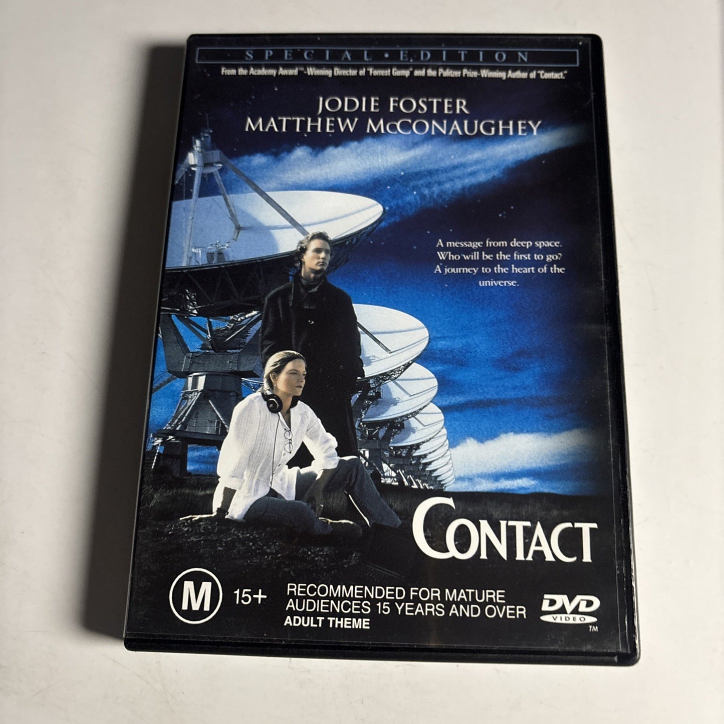 Contact - Special Edition (DVD, 1997) Jodie Foster, Mathew McConaughey Region 4