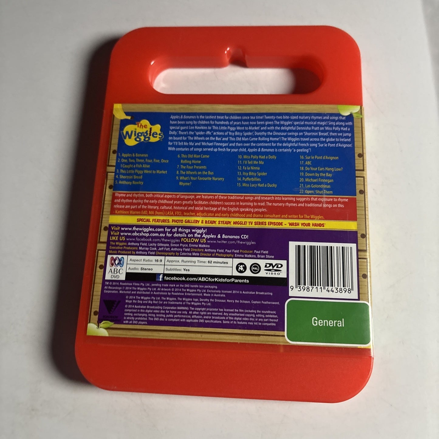 The Wiggles - Apples and Bananas (DVD, 2013) Region 4