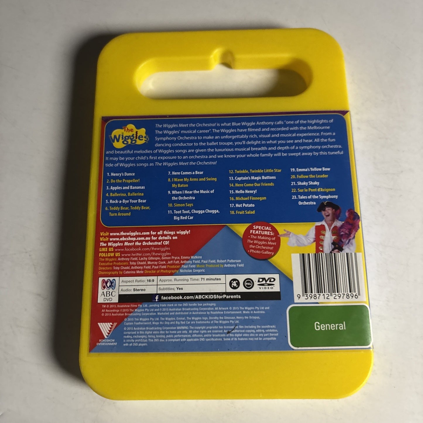 The Wiggles - Meet the Orchestra (DVD, 2015)  Region 4