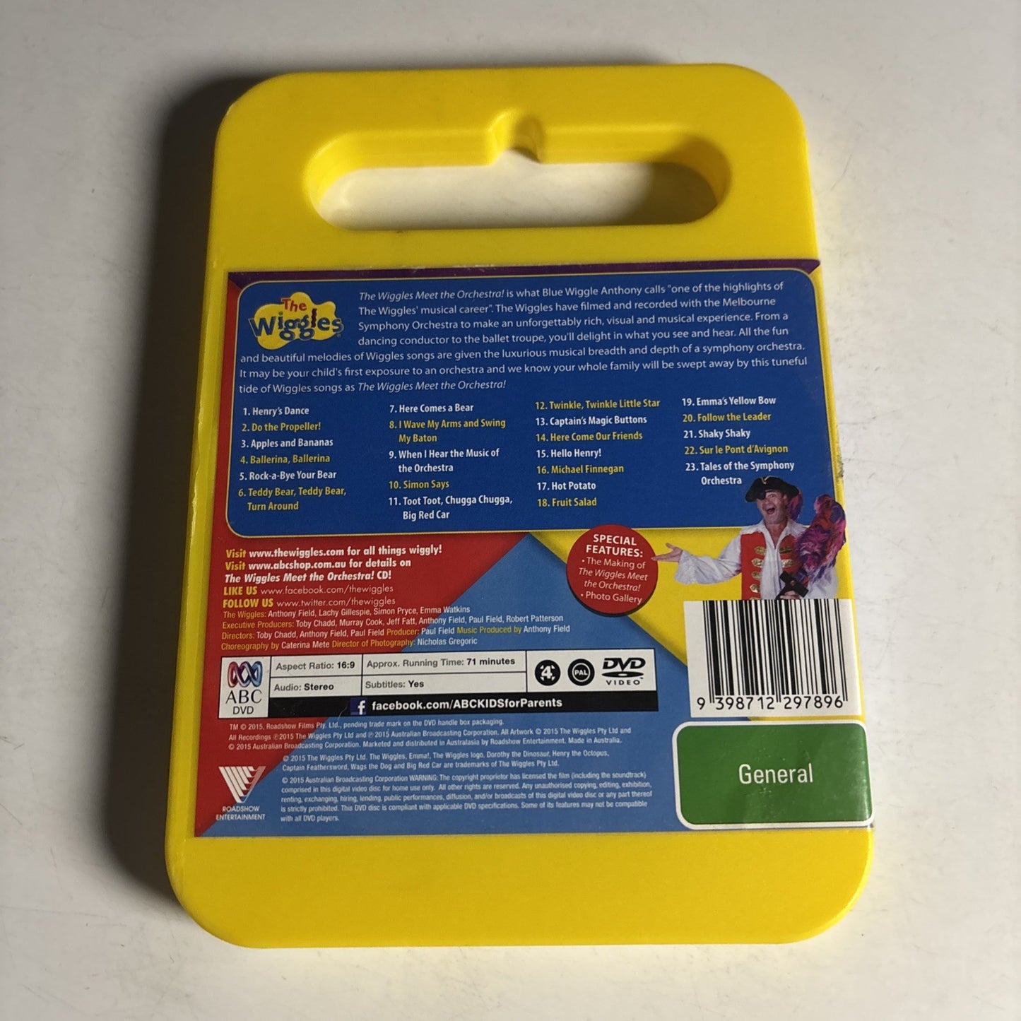 The Wiggles - Meet the Orchestra (DVD, 2015)  Region 4