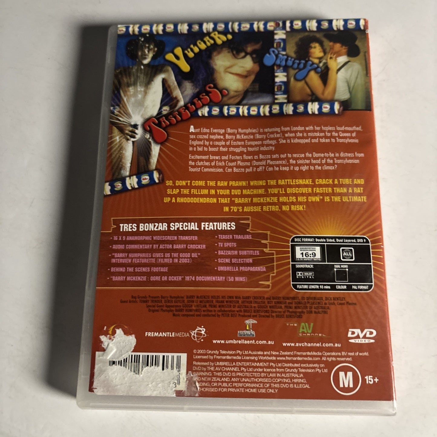 Barry Mckenzie Holds His Own (DVD, 1974) All Regions