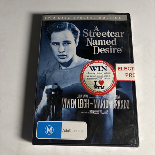 A Streetcar Named Desire (Special Edition, DVD, 1951) Marlon Brando Region 4 NEW