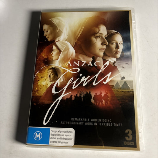 Anzac Girls (DVD, 2013) Staten Evans, Travis Jeffery, Anna Mcgahan, Region 4 NEW