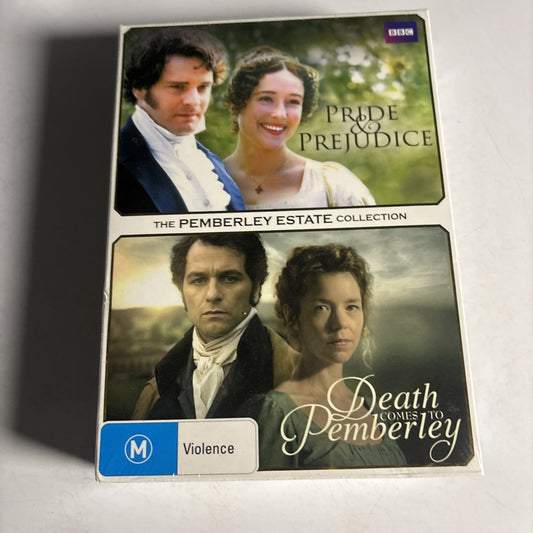Death Comes to Pemberley / Pride & Prejudice (DVD, 2-Disc) BBC Region 4 NEW