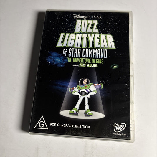Buzz Lightyear of Star Command (DVD, 2000) Tim Allen Region 4