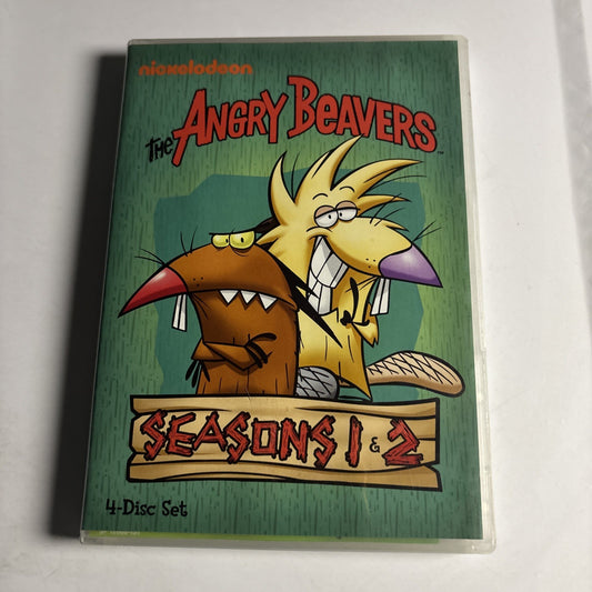 The Angry Beavers Seasons 1 & 2 (DVD, 2011, 4-Disc) Region 1