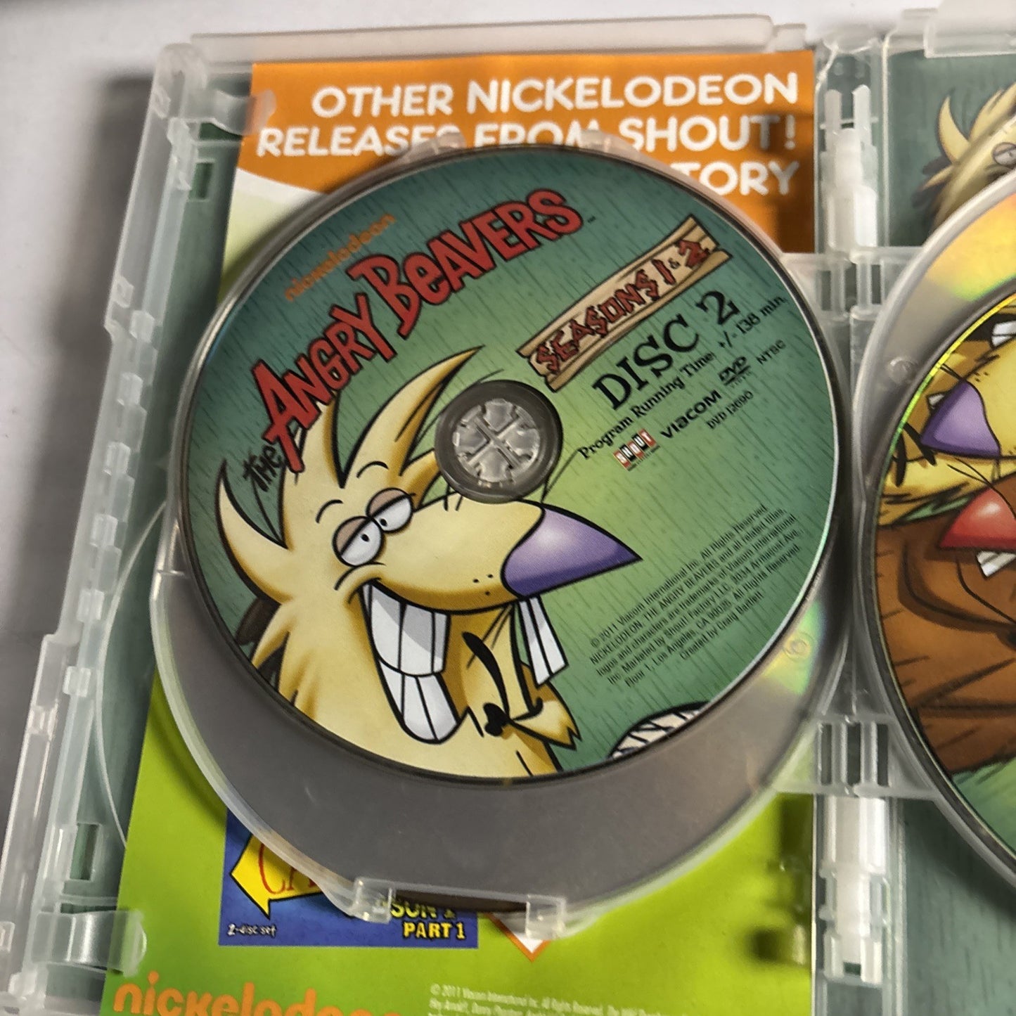 The Angry Beavers Seasons 1 & 2 (DVD, 2011, 4-Disc) Region 1