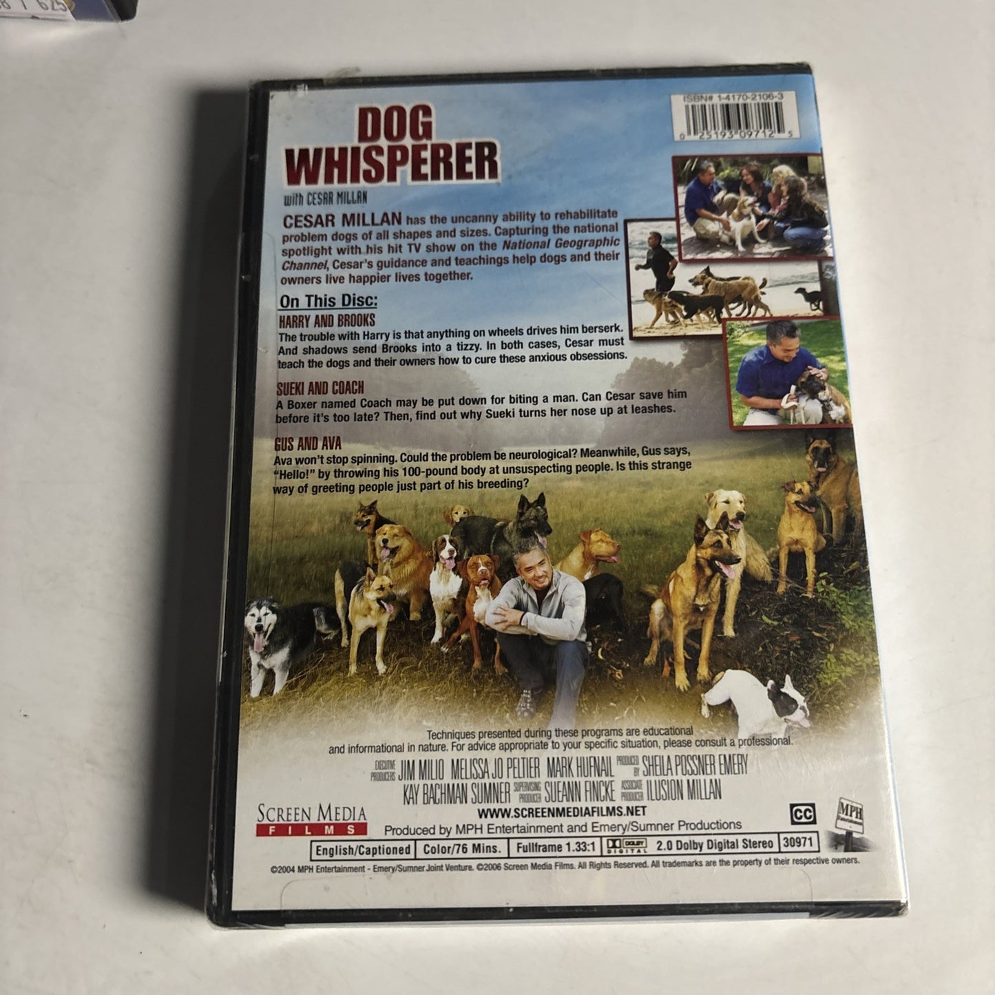 Dog Whisperer With Cesar Millan (DVD, 2004) Region 1 *New Sealed*