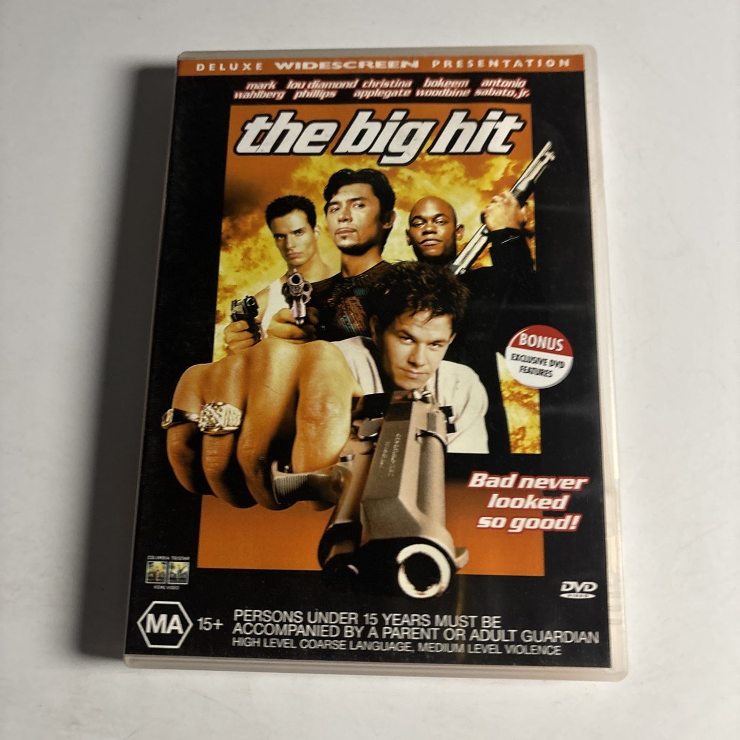 The Big Hit (DVD, 1998) Mark Wahlberg, Christina Applegate Region 4 NEW