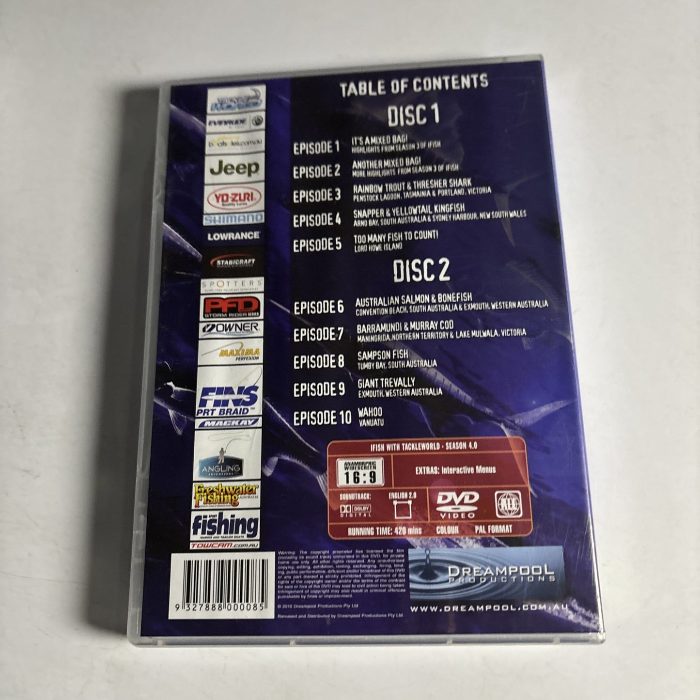 IFISH Tackle World - Season 4.0 DVD Paul Worsteling All Regions