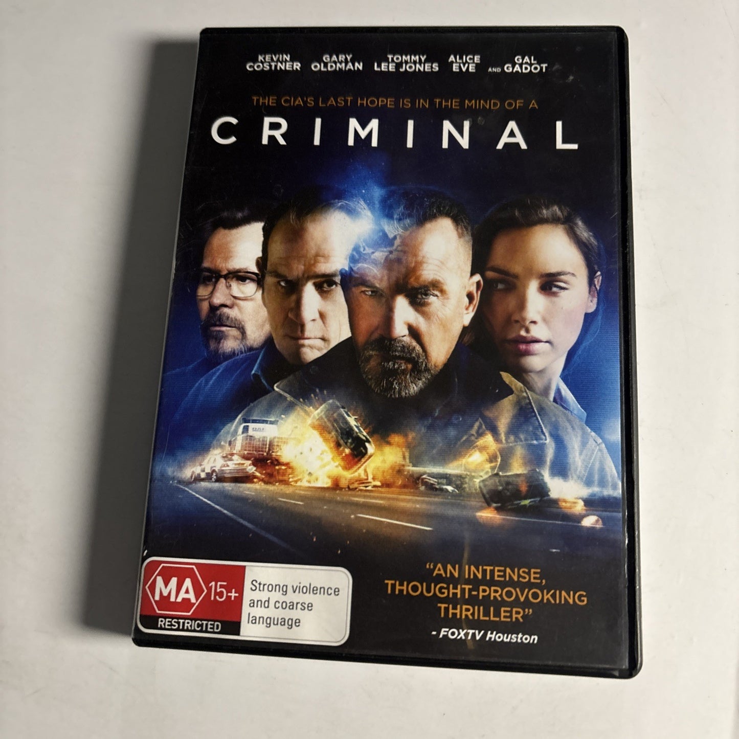Criminal (DVD, 2016) Kevin Costner, Gal Gadot, Gary Oldman Region 4