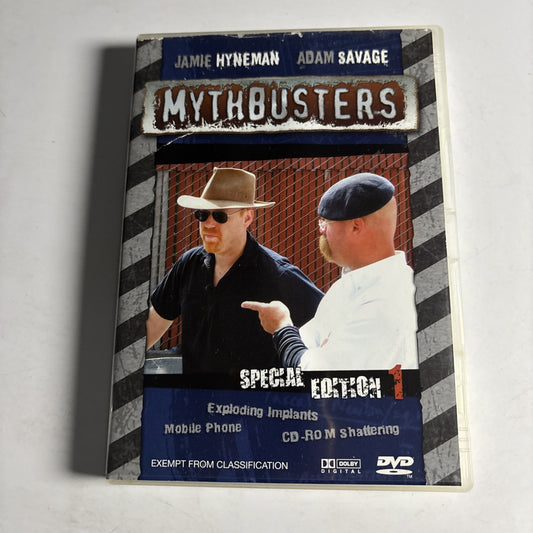MythBusters - Special Edition 1 (DVD, 2003) Region 4
