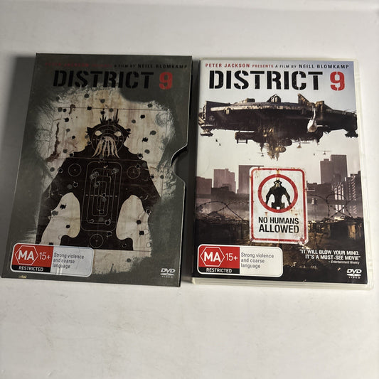 District 9 - Steelcase  (DVD, 2009)  Peter Jackson, Neill Blomkamp Region 4